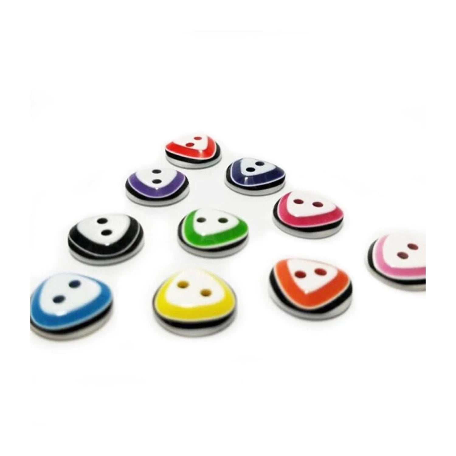 50pcs 12mm 2 Hole Buttons Mixed Colour Children's Clothing Sewing - - Asia Sell