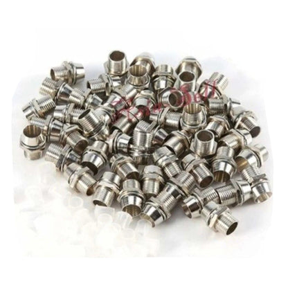 50pcs 3mm LED Light Lamp Bezel Surround Base Holder Round Chrome Metal Surround - - Asia Sell