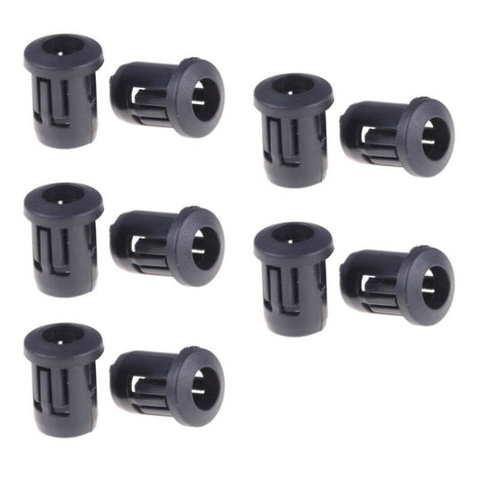 50pcs 8mm Black Plastic LED Holder Bezel Surround Case Cup Mounting F8 - - Asia Sell