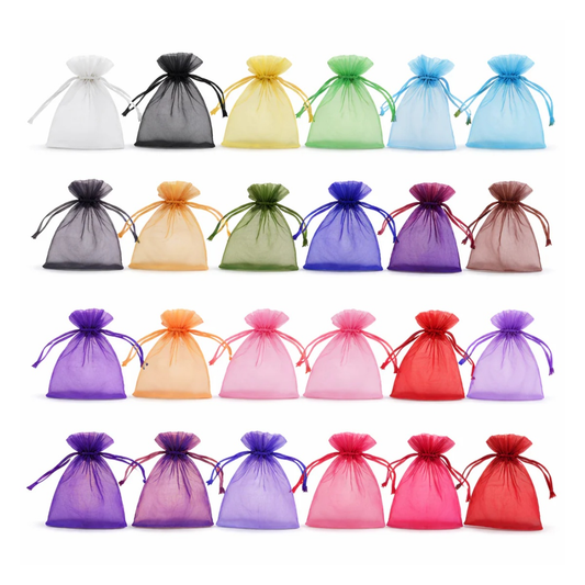 50pcs 7x9cm Gift Bags Wedding Party Decoration Organza Bag