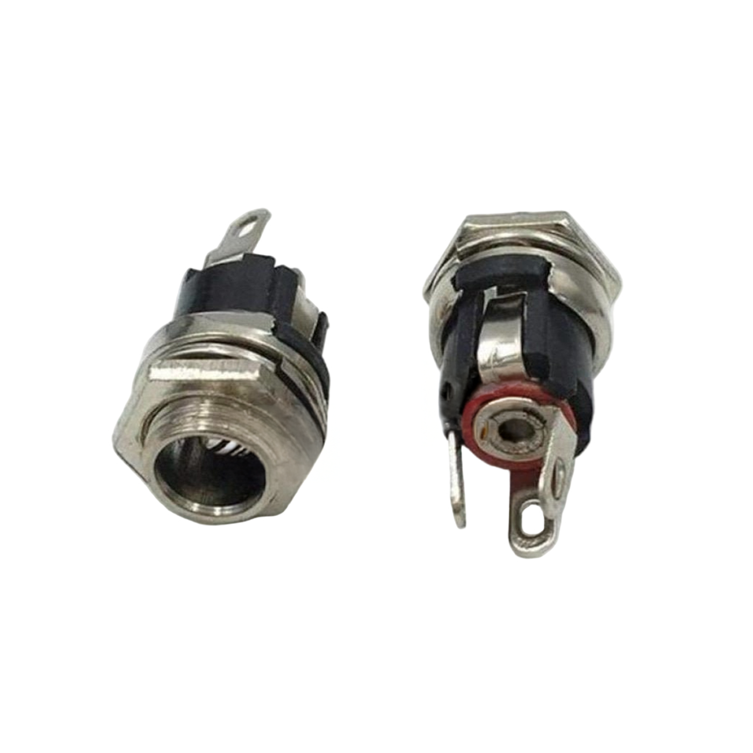 50pcs DC Power Charger Plug 5.5mmx2.1mm Jack Socket Female Panel Mount Connector