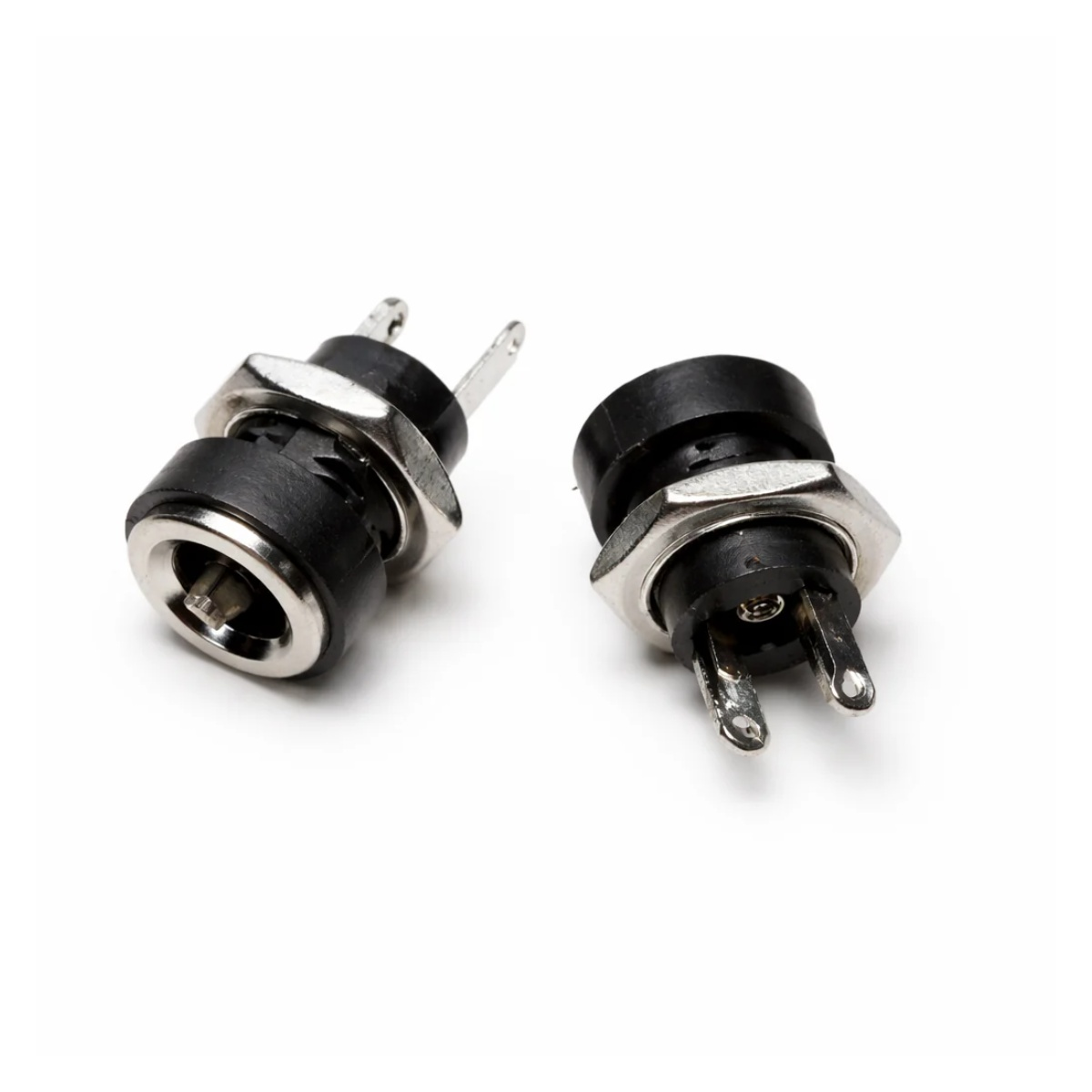 50pcs DC Power Charger Plug 5.5mmx2.1mm Jack Socket Female Panel Mount Connector
