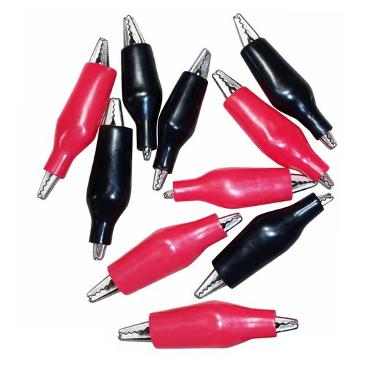 50pcs Metal Alligator Clip Crocodile Electrical Clamp Testing Probe