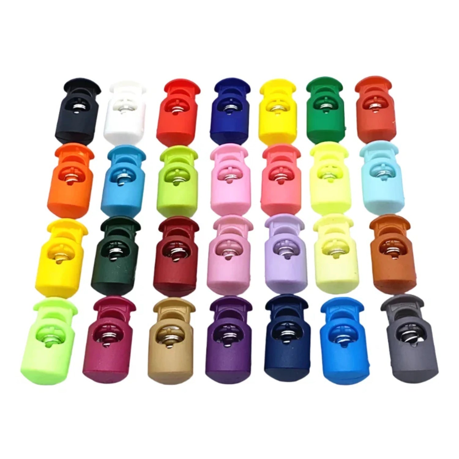 50pcs Flat Single Spring Buckle Clothing Accessories Elastic Rope Adjustment Nylon | Main Image | Asia Sell