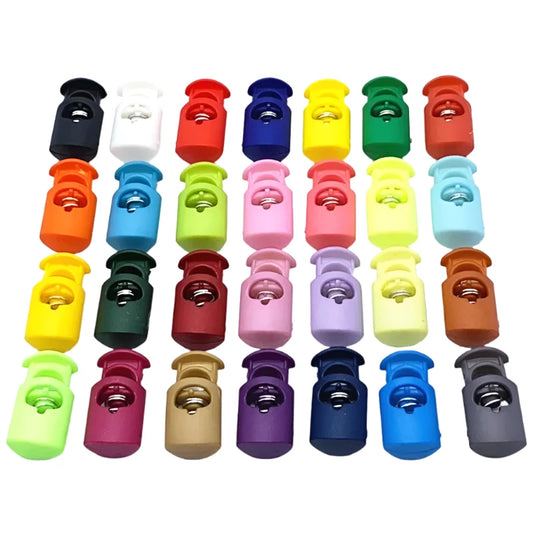 50pcs Flat Single Spring Buckle Clothing Accessories Elastic Rope Adjustment Nylon | Main Image | Asia Sell