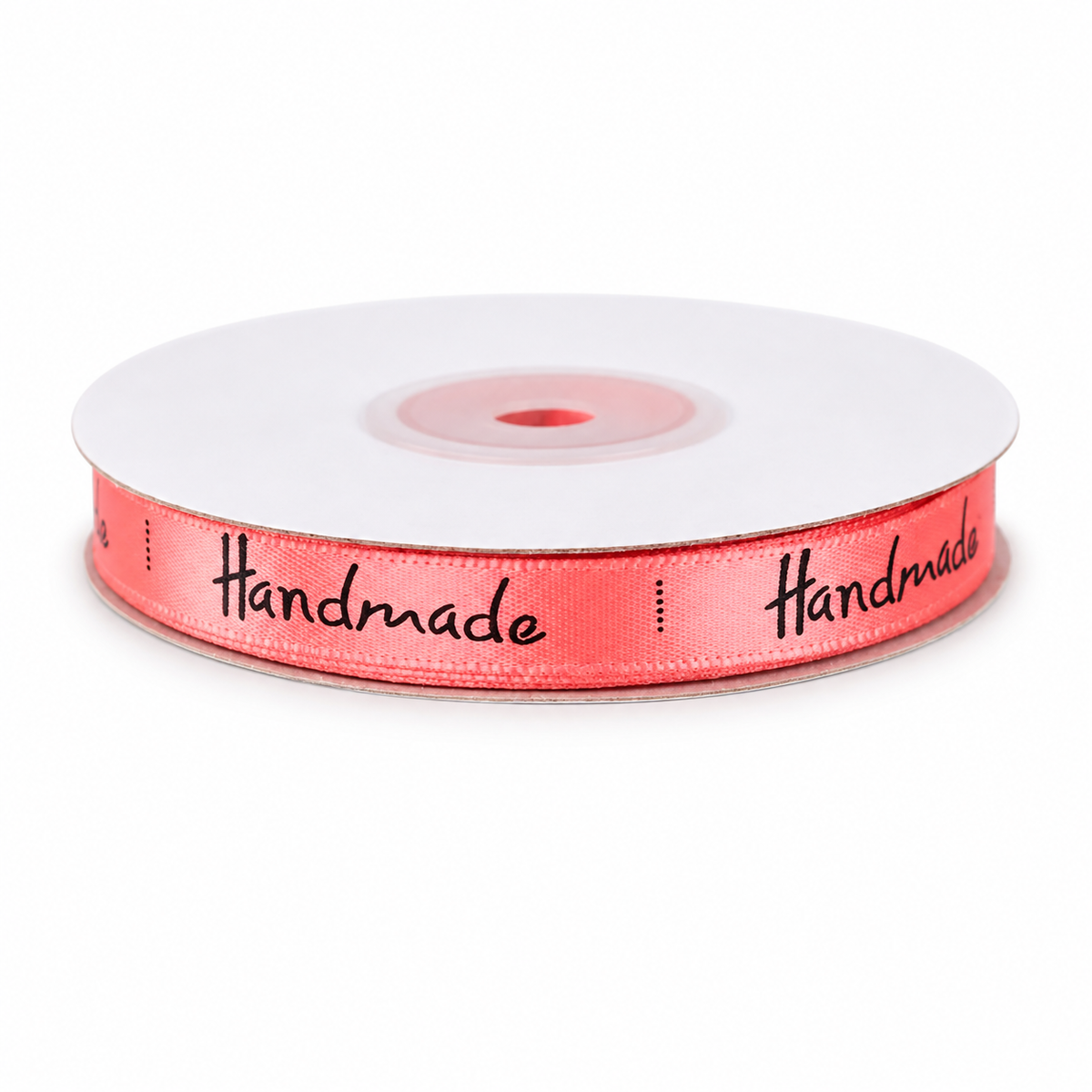 5m 10mm Polyester Ribbon Handmade Writing for Gift Wrapping Crafts Bow Pink White Black Beige - Fuschia Pink - Asia Sell