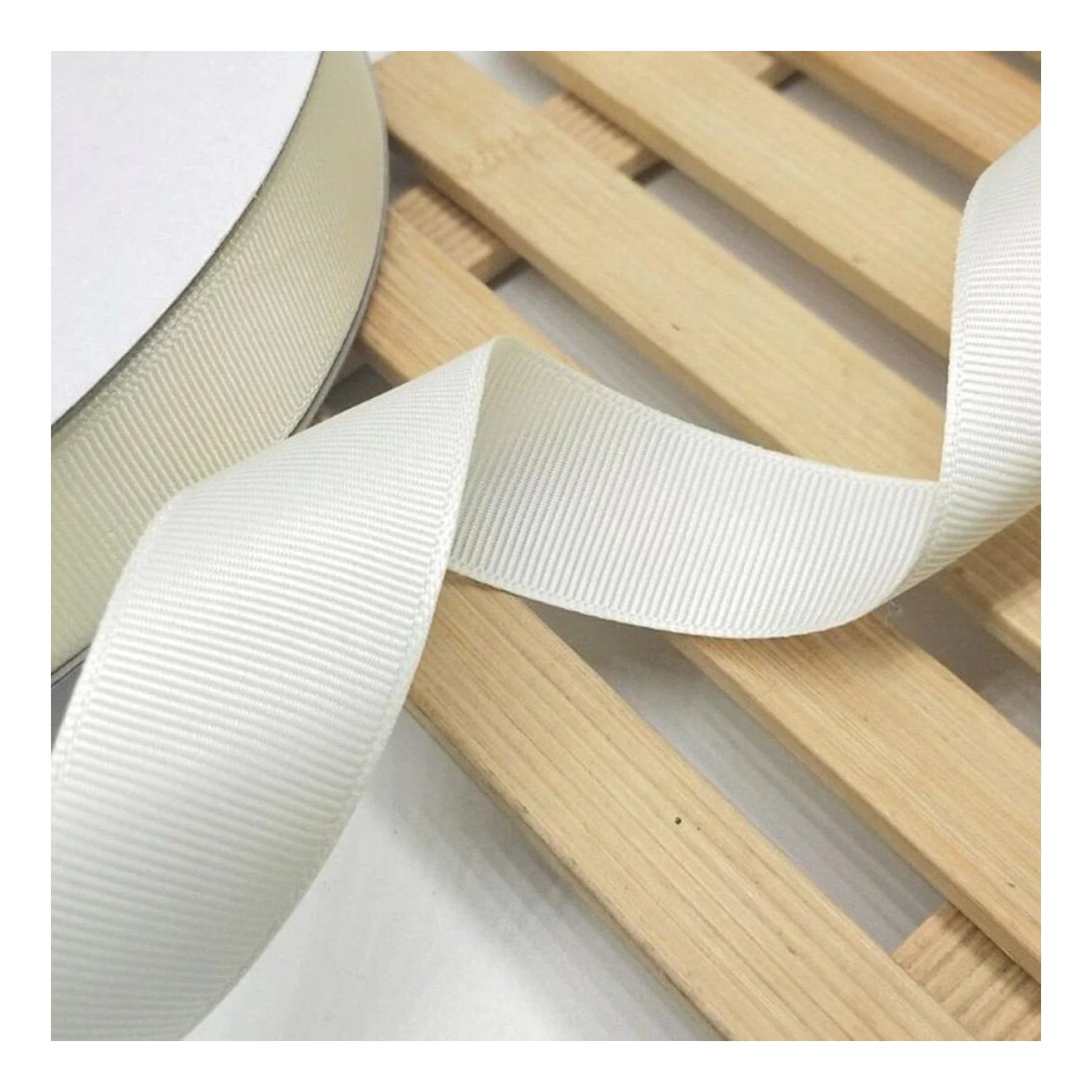 5m 40mm Ribbon White Yellow Pink Red Weddings Decorative Hair - Off White 40mm - Asia Sell