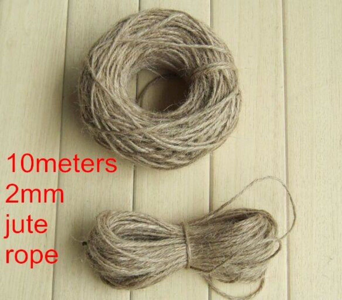 10m Artifical Leaf Hessian Jute Twine Rope Burlap Home Wedding Decoration | Asia Sell | Image 3