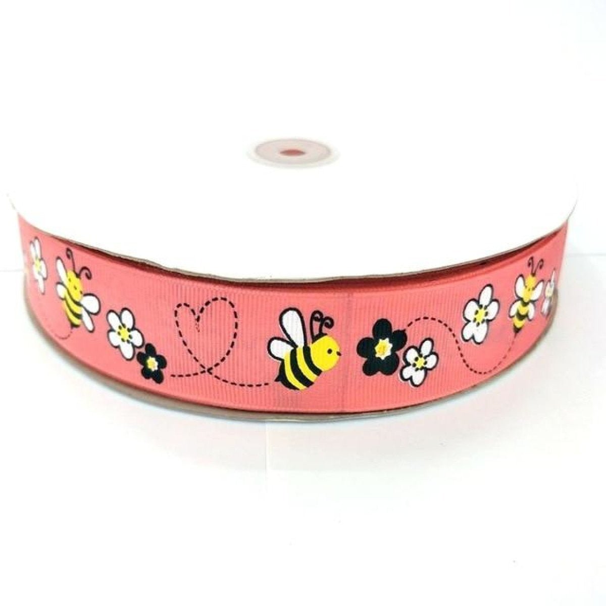 5m Bee Ribbons 25mm Gift Wrapping Childrens Hair Accessories - Watermelon 5m - Asia Sell