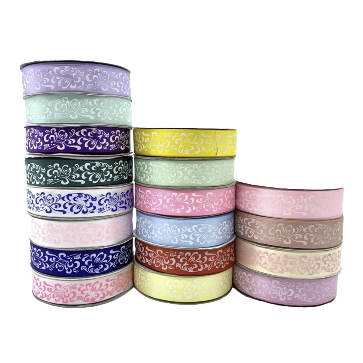 5m Polyester Ribbons 25mm DIY Gift Wrapping Hair Accessories Sewing Bow Hair Wedding Decorations - Mixed Colours - Asia Sell