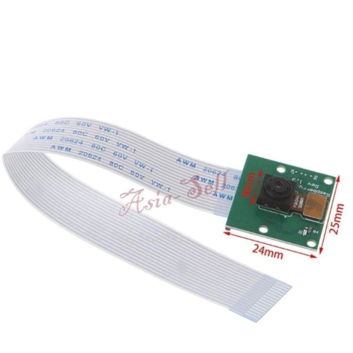 5MP Camera Module + Flex Cable Webcam Video 1080/720p Raspberry Pi 2/3/Model B - - Asia Sell