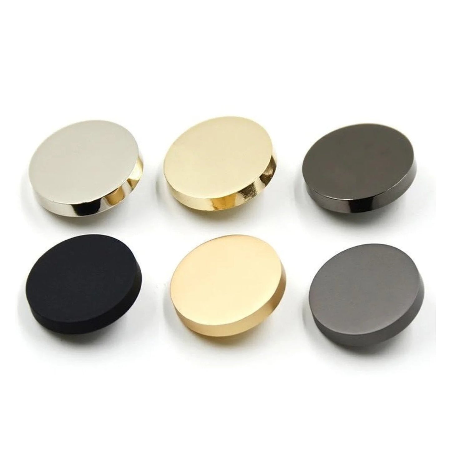 5pcs 10mm-25mm Metal Shank Sewing Buttons for Craft Alloy Button Clothing DIY Accessories - 287 - 25mm - Asia Sell