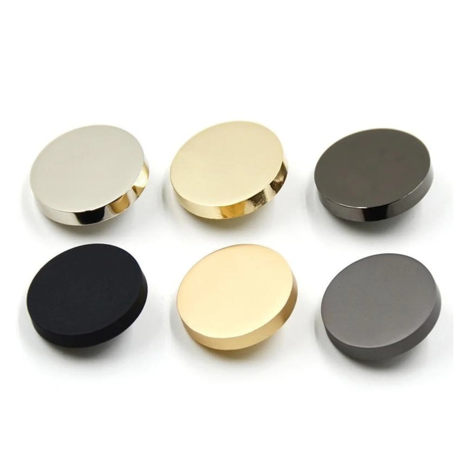 5pcs 10mm-25mm Metal Shank Sewing Buttons for Craft Alloy Button Clothing DIY Accessories - 287 - 25mm - Asia Sell
