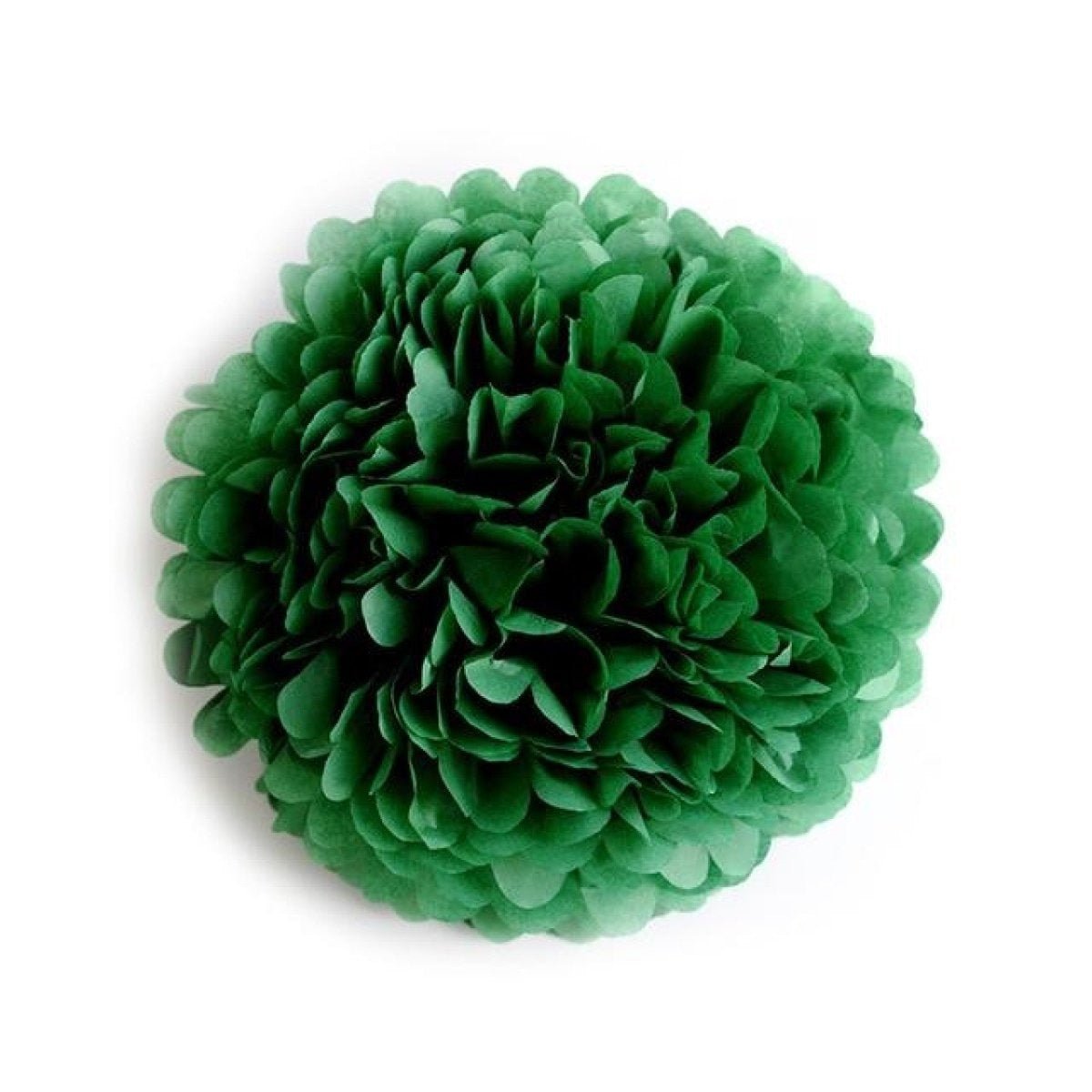 5pcs 6"-10" Tissue Paper Pompoms Wedding Baby Shower Birthday Party Pom Poms Toy - Dark green 10cm 4inch - Asia Sell