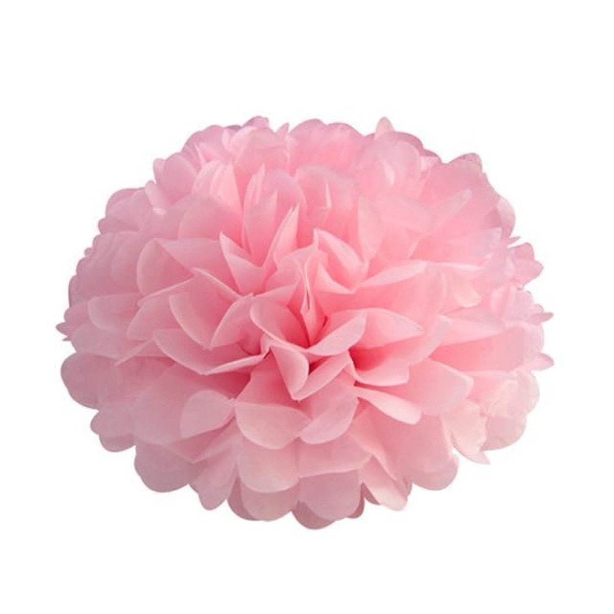 5pcs 6"-10" Tissue Paper Pompoms Wedding Baby Shower Birthday Party Pom Poms Toy - Light pink 10cm 4inch - Asia Sell