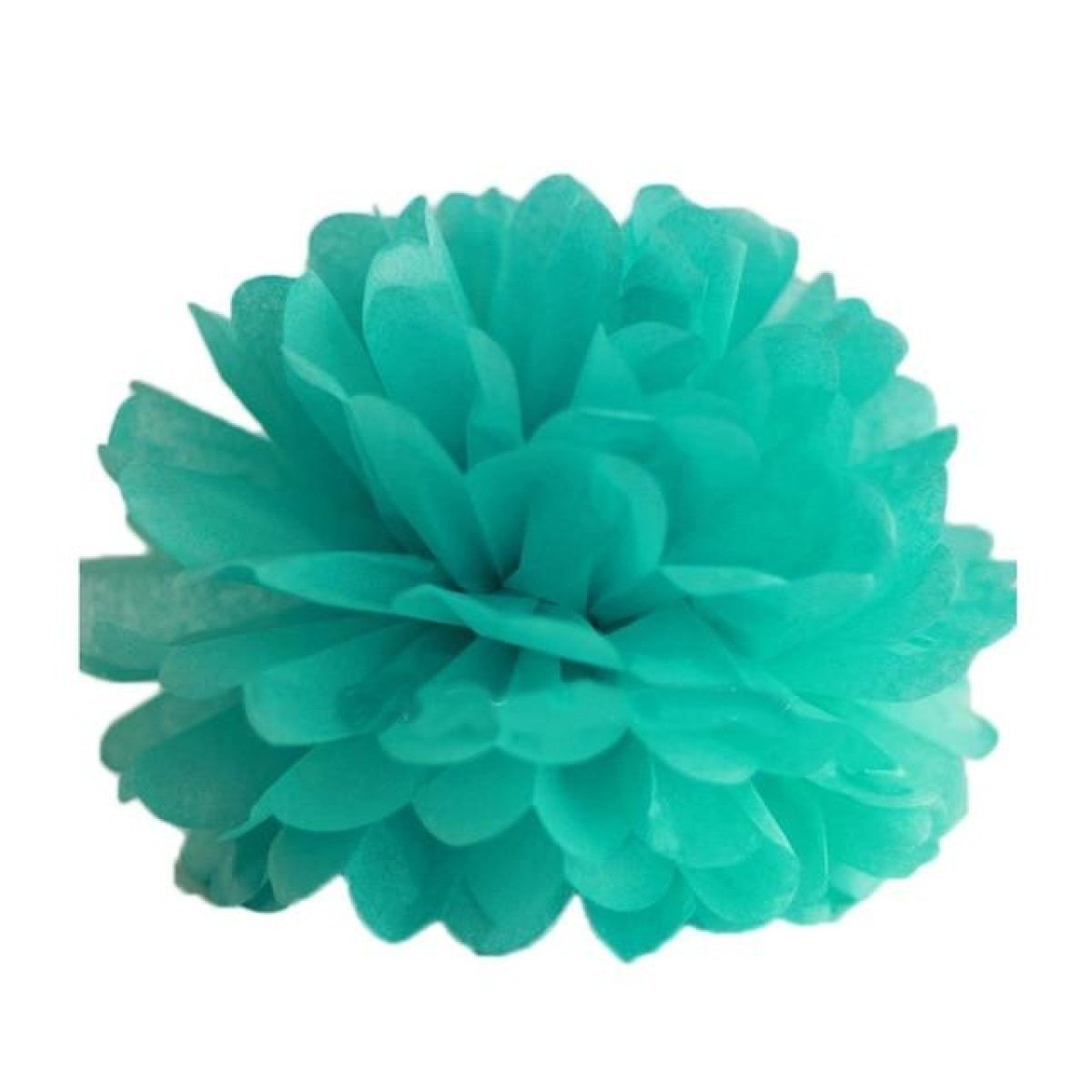 5pcs 6"-10" Tissue Paper Pompoms Wedding Baby Shower Birthday Party Pom Poms Toy - Tiffany blue 10cm 4inch - Asia Sell