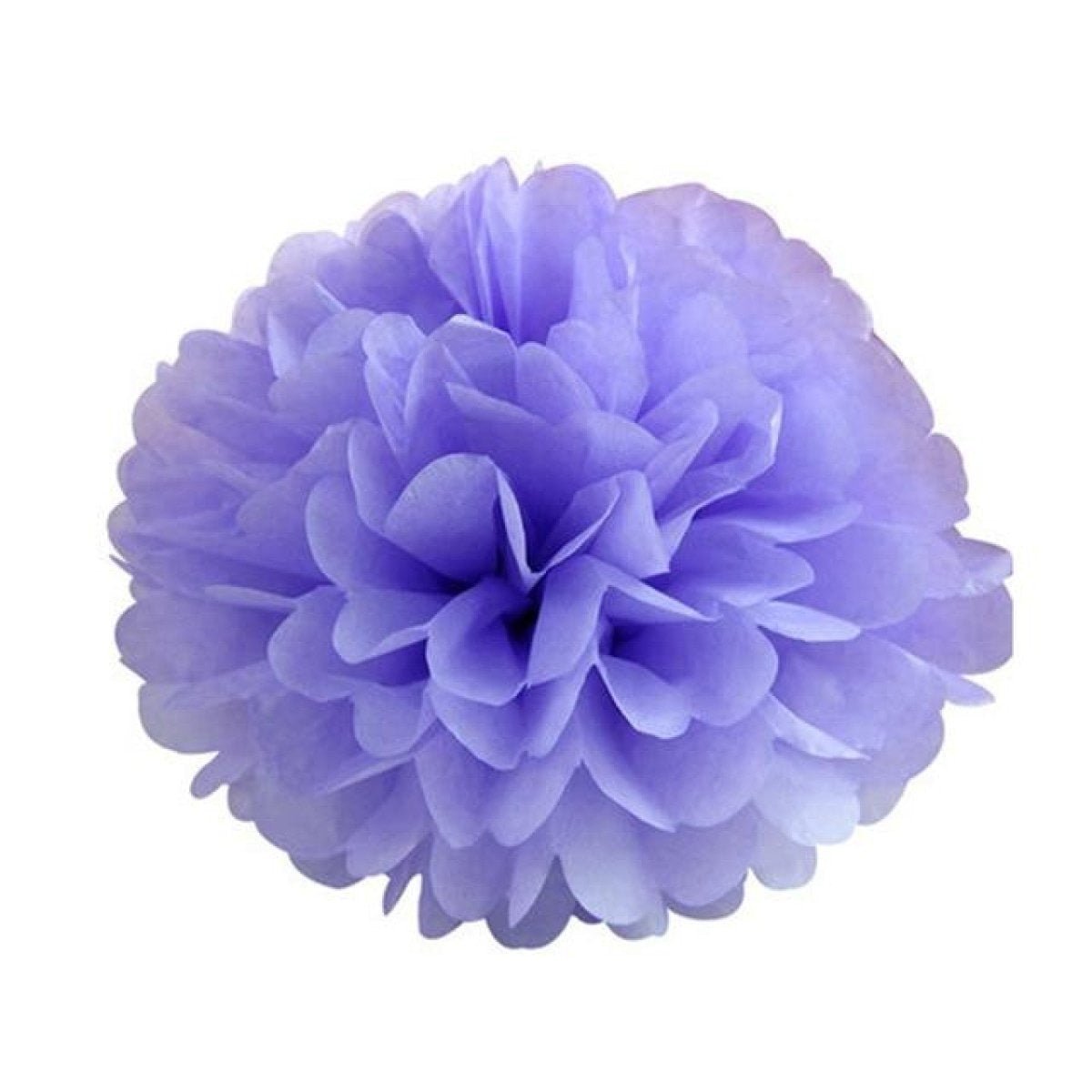 5pcs 6"-10" Tissue Paper Pompoms Wedding Baby Shower Birthday Party Pom Poms Toy - Violet 10cm 4inch - Asia Sell