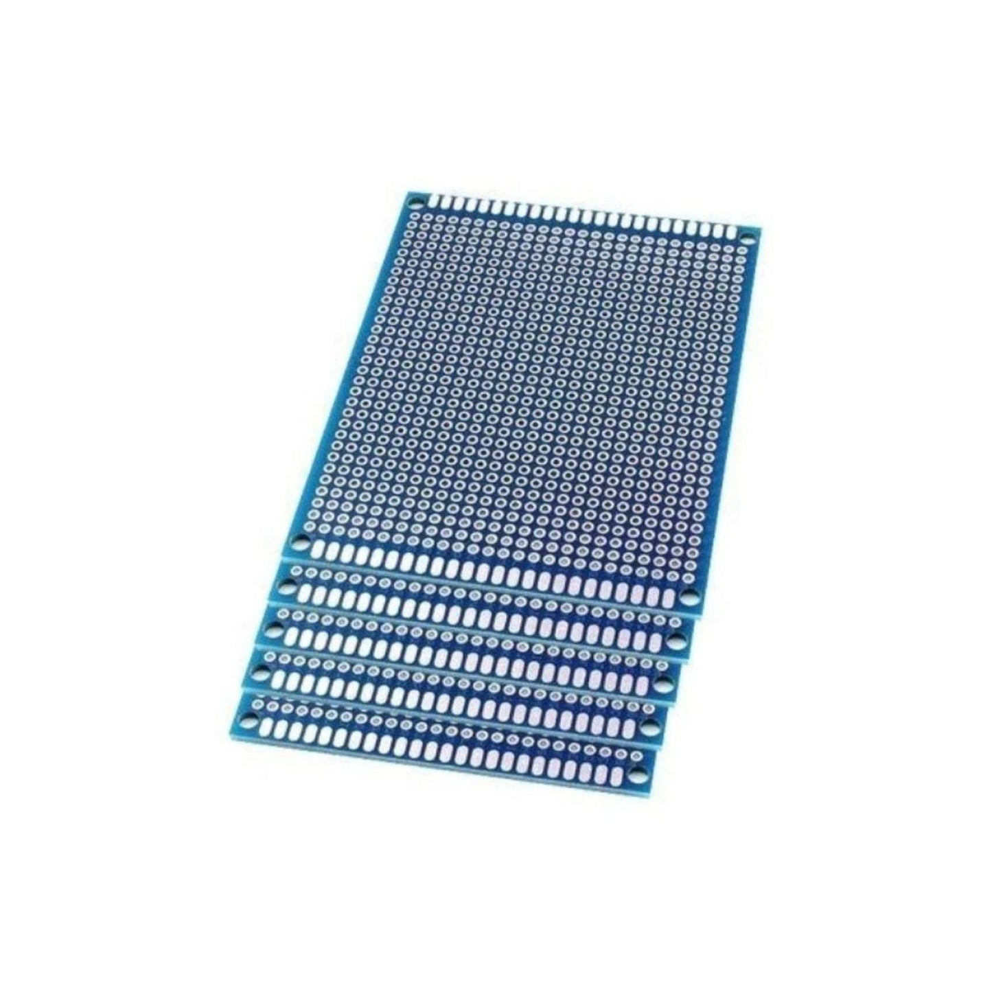 5pcs 70x90mm Double Sided Prototyping Board Blue 7x9cm 9x7cm - - Asia Sell