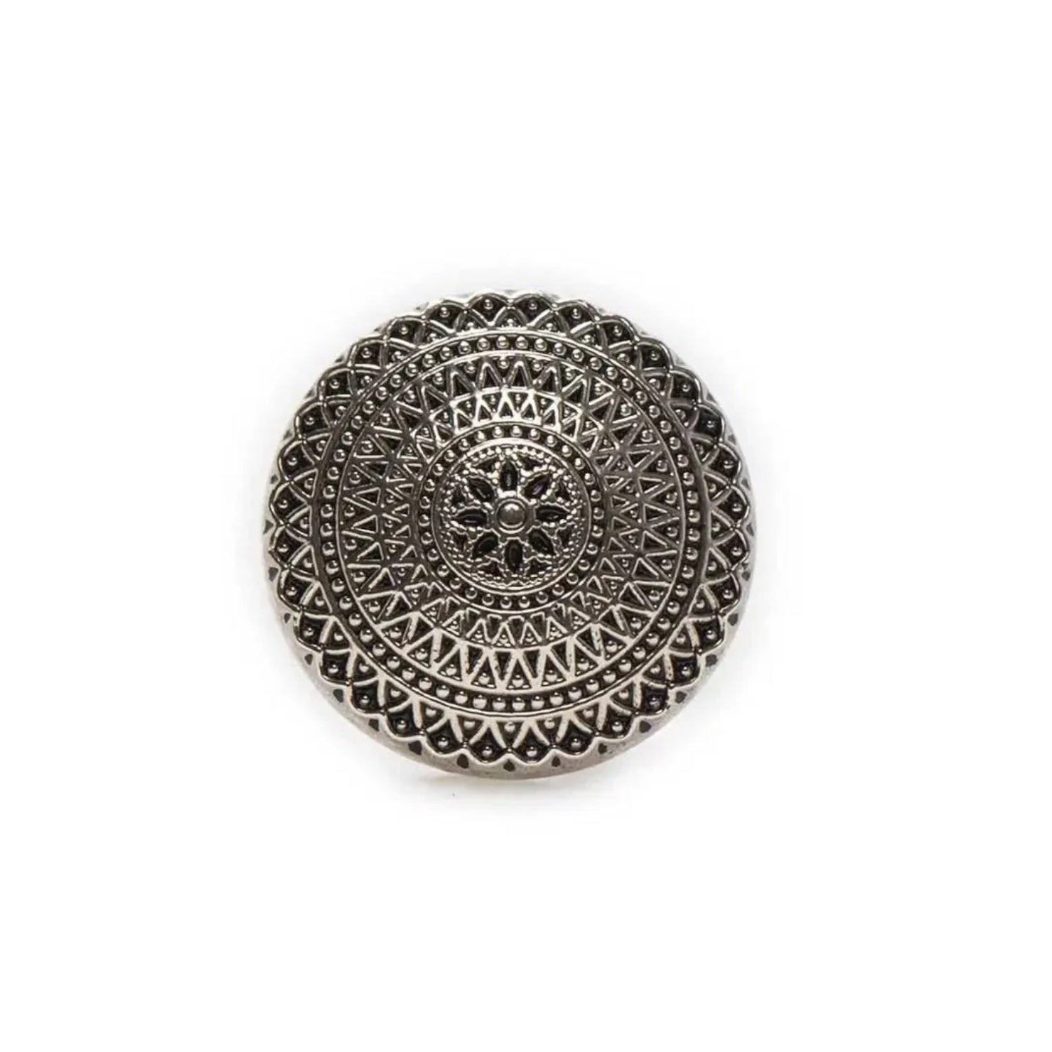 5pcs Lion Brooch for Jacket Blazer Uniform Sport Coat Clothing 11.5-25mm Metal - Retro Ancient Silver 20mm - Asia Sell