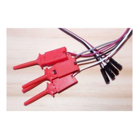 5pcs Mini Probe SMD IC Test Hook Clip Jumper Cables Cable Testing Grabber Logic - - Asia Sell