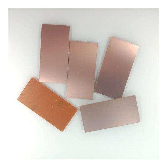 5pcs PF PCB 5x10cm Single Side Copper Clad plate DIY PCB Kit Laminate Circuit Board 5x10cm 50x100x1.5mm - - Asia Sell