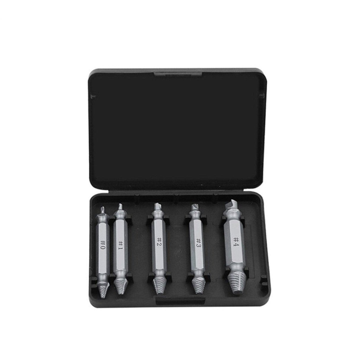 5x Broken Bolt Damaged Screw Remover Extractor Drill Bits Stud Reverse Tool - - Asia Sell