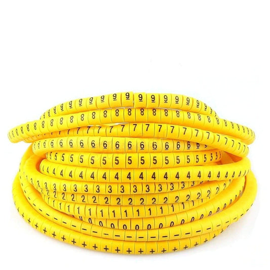 600pcs Cable Labels Tags Markers Numbers Indicators EC-0 Plus Minus Up to 3.0mm - - Asia Sell