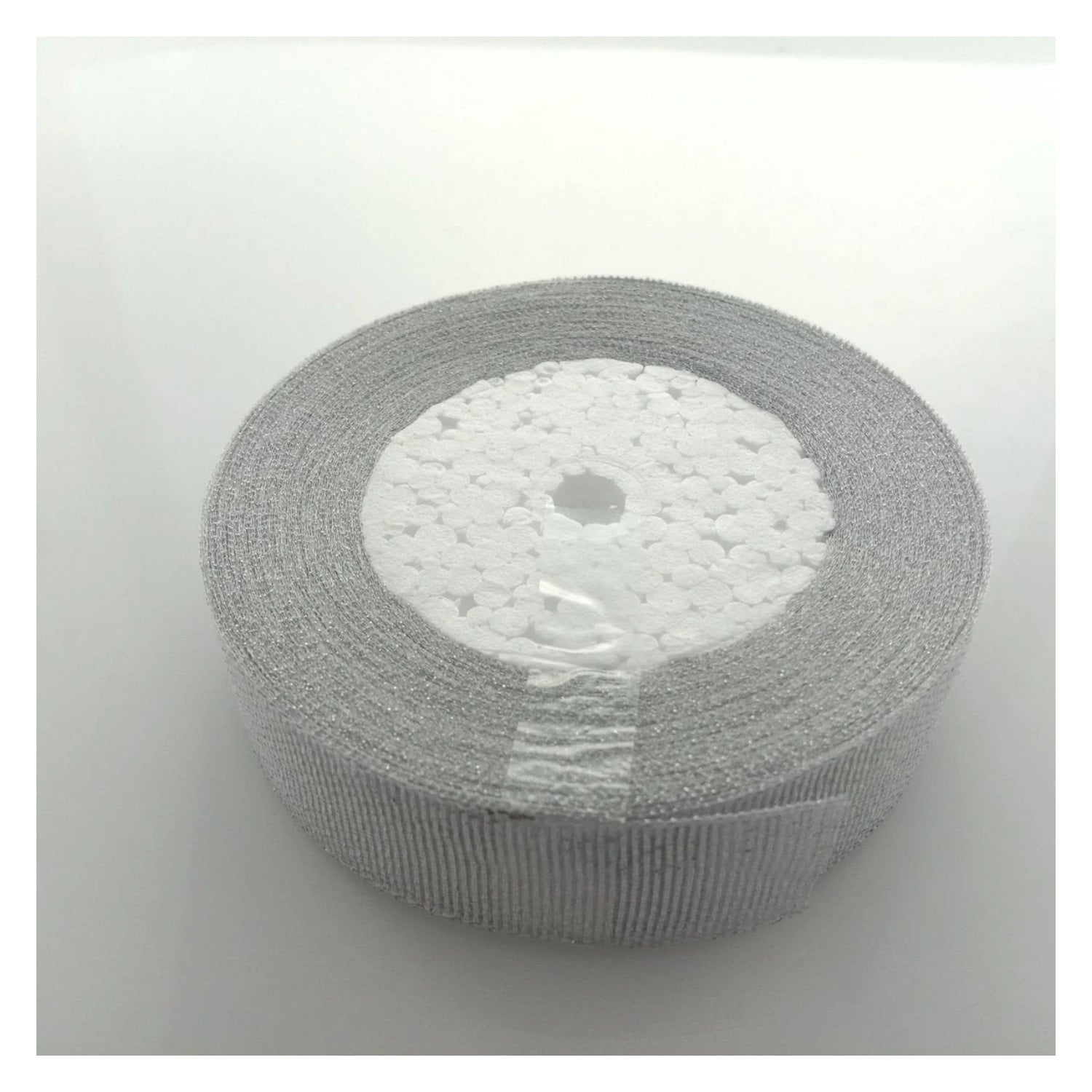 6mm-50mm Gold Silver Ribbon 22m Wedding Christmas Decoration Gift Wrapping Craft - Silver 25mm - Asia Sell