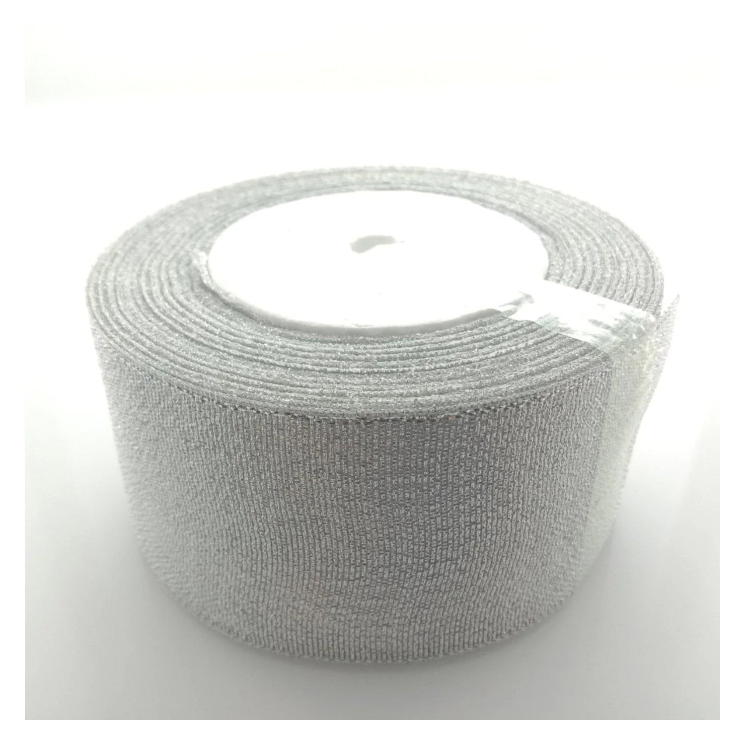 6mm-50mm Gold Silver Ribbon 22m Wedding Christmas Decoration Gift Wrapping Craft - Silver 50mm - Asia Sell
