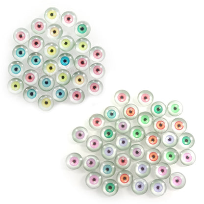 6mm 8mm 10mm 20mm Dolls Glass Human Eyes DIY Eyes Animal Dome Cabochons Flatback - 30pcs 20mm Bright Blue - Asia Sell