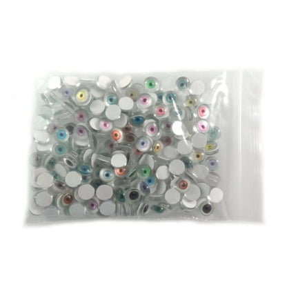 6mm 8mm 10mm 20mm Dolls Glass Human Eyes DIY Eyes Animal Dome Cabochons Flatback - 52pcs 8mm - Asia Sell