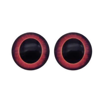 10/40pcs 20mm Doll Owl Animal Glass Eyes Large Pupils Glass Cabochon