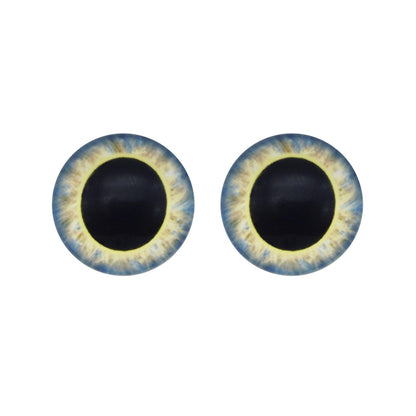 10/40pcs 20mm Doll Owl Animal Glass Eyes Large Pupils Glass Cabochon