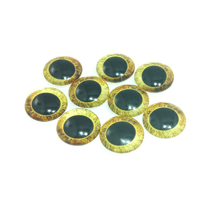 10/40pcs 20mm Doll Owl Animal Glass Eyes Large Pupils Glass Cabochon
