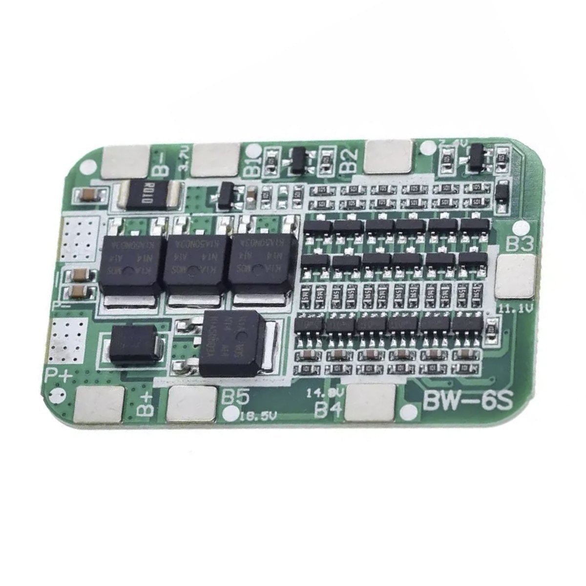 6S 15A 24V PCB BMS Protection Board For 6 Pack 18650 Li-ion Lithium Battery Module - - Asia Sell