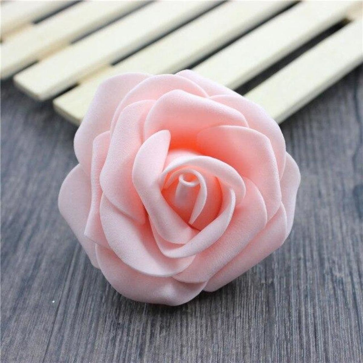 7.5cm Artificial Fake Flowers Foam Rose Head For Wedding Decorations DIY Wreaths - 30pcs Pink - Asia Sell