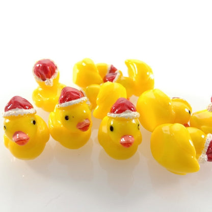 7pcs/10pcs Miniature Mini Garden Cow Rabbit Turtle Duck Animal Figurines Craft Toys - Christmas Ducks - Asia Sell