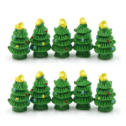 7pcs/10pcs Miniature Mini Garden Cow Rabbit Turtle Duck Animal Figurines Craft Toys - Christmas Trees - Asia Sell