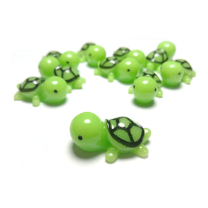 7pcs/10pcs Miniature Mini Garden Cow Rabbit Turtle Duck Animal Figurines Craft Toys - Green Ducks - Asia Sell