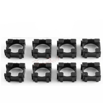 8/30pcs 18650 Battery Holder Bracket Plastic Spacers Red Black 1P Li-Ion Cell - 8pcs Red - Asia Sell