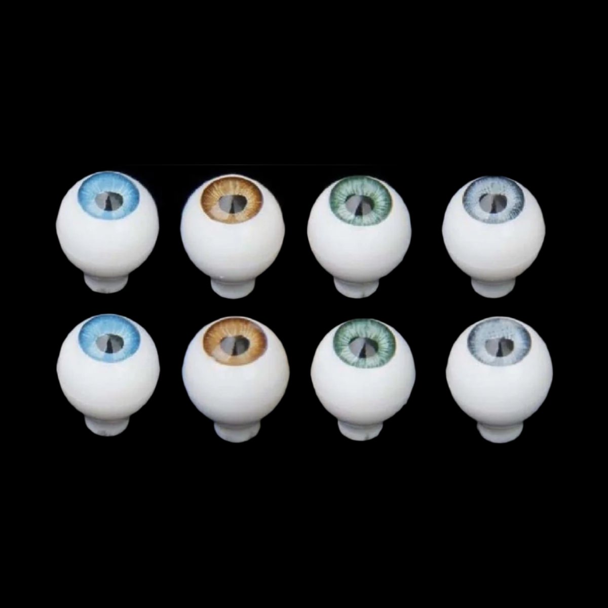 8mm 10mm 12mm 14mm 16mm 22mm Full Round Doll Eyes Blue Brown Green Grey Eyeballs - 8mm Blue Brown Green Grey - Asia Sell