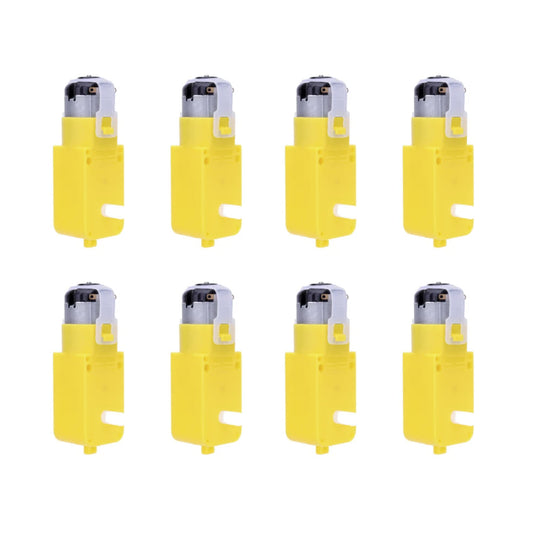 8pcs DC 3V-6V Geared Motor Smart Car Robot Tank Remote Car Plane Gears - Asia Sell