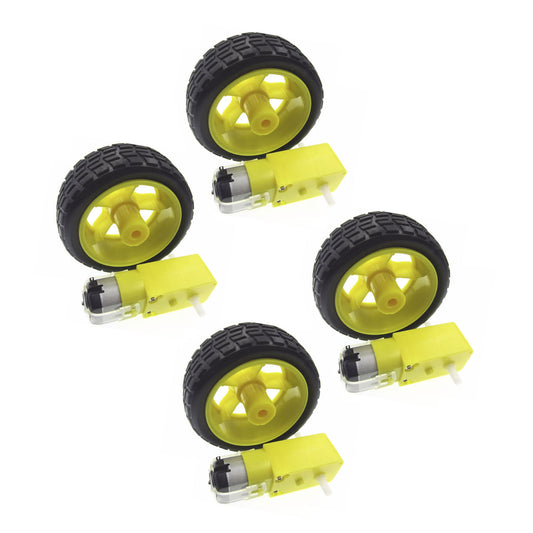 8pcs DC 3V-6V Geared Motor Smart Car Robot Tank Remote Car Plane Gears - Asia Sell