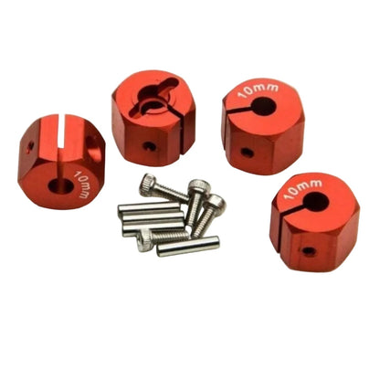 8x 3/4/5/6/7/8/9/10/11/12mm RC Car Wheel Hex Nut Hub Adaptor 1/10 4WD SCX10 Drive