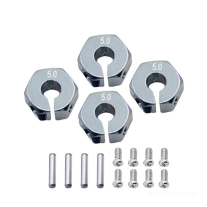 8x 3/4/5/6/7/8/9/10/11/12mm RC Car Wheel Hex Nut Hub Adaptor 1/10 4WD SCX10 Drive
