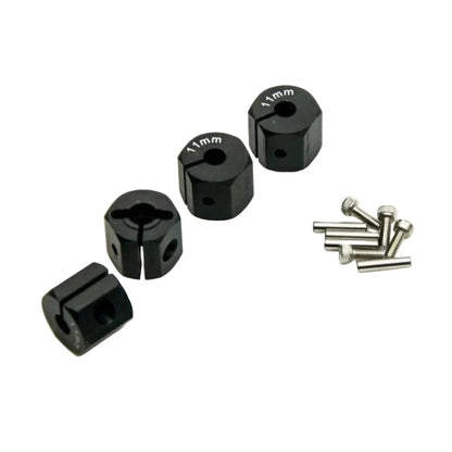 8x 3/4/5/6/7/8/9/10/11/12mm RC Car Wheel Hex Nut Hub Adaptor 1/10 4WD SCX10 Drive