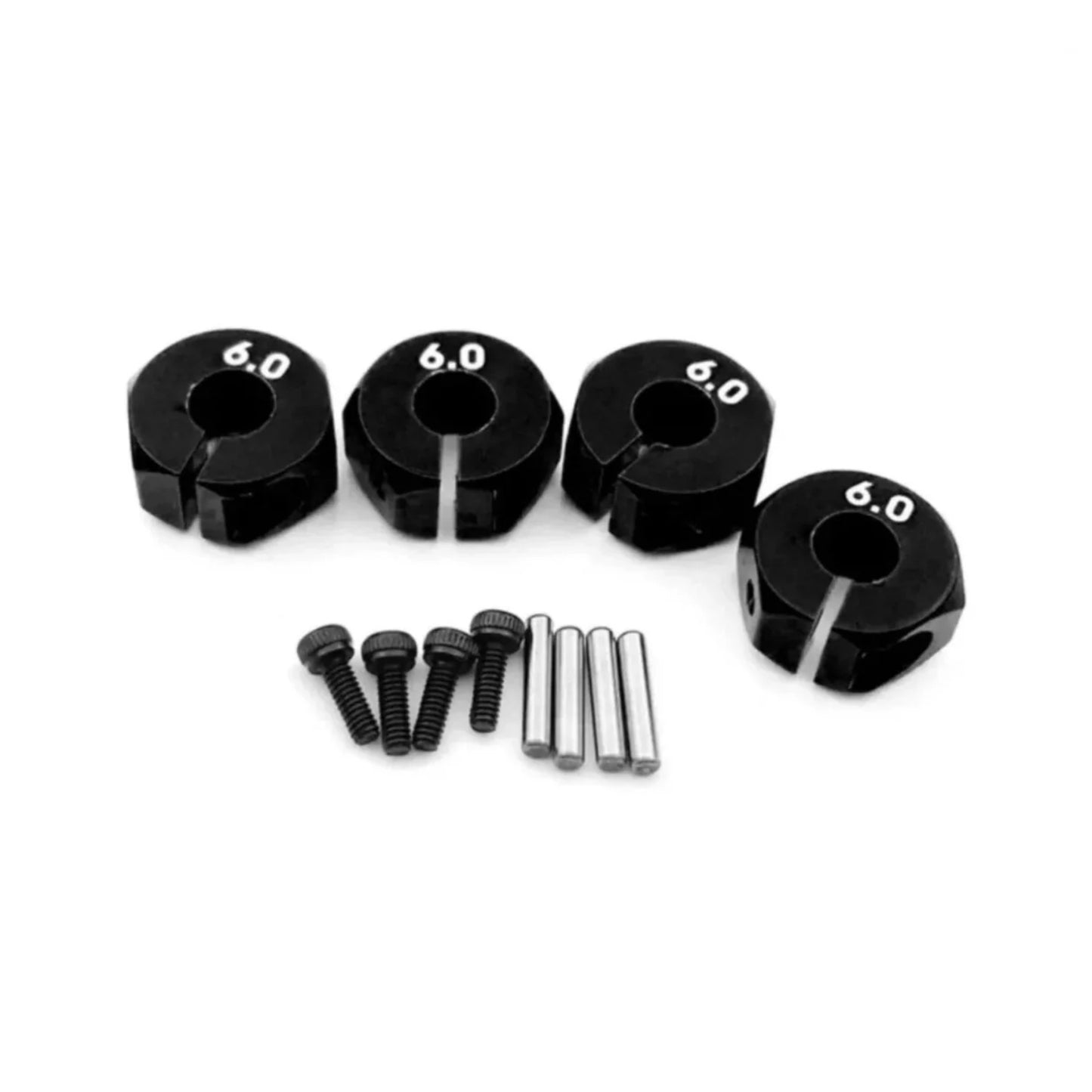 4x 3/4/5/6/7/8/9/10/11/12mm RC Car Wheel Hex Nut Hub Adaptor 1/10 4WD SCX10 Drive