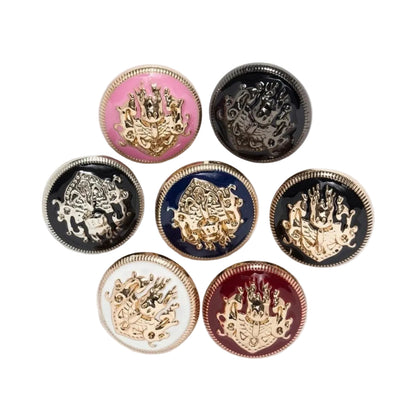 2-6pcs Lion Brooch for Jacket Blazer Uniform Sport Coat Clothing 10-25mm Metal