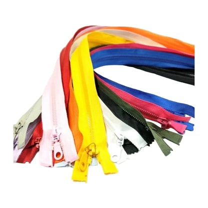 50cm Plastic Zipper Black White Open-Ended Zip Sportwear Bags Sewing