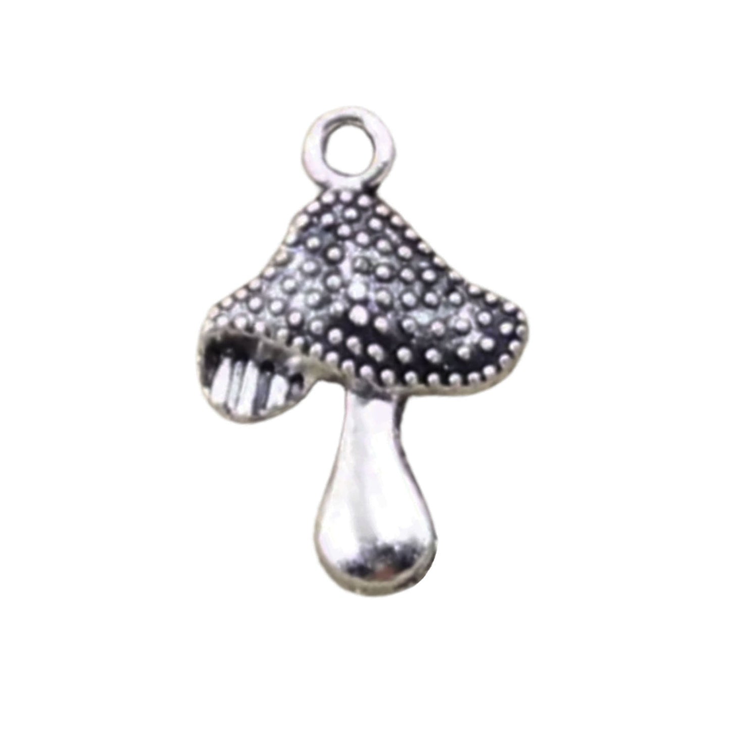 Charms Pendant Tibetan Bronze Silver DIY For Necklace | Mushroom | Asia Sell